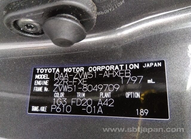 
								TOYOTA PRIUS 2019 S full									