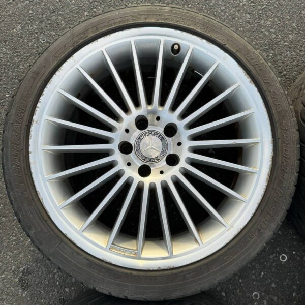 SL R230 AMG Genuine 18 inch Wheels 4pcs 8.5/9.5J-18 PCD112 5 Holes +30/+28 Hub 66.5 A2304011502 A2194011402 Mercedes-Benz - Image 3
