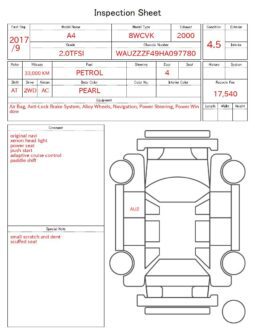 
										AUDI A4 2017/9 2.0TFSI full									