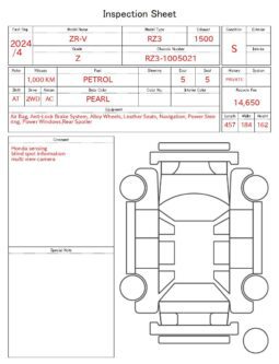 
										HONDA ZR-V 2024/4 Z full									