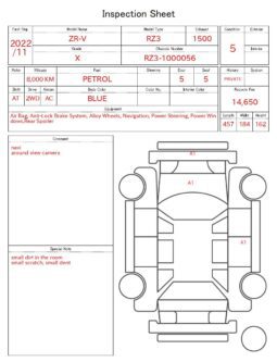 
										HONDA ZR-V 2022/11 X full									