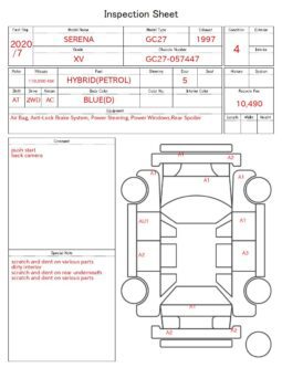 
										NISSAN SERENA 2020/7 XV full									